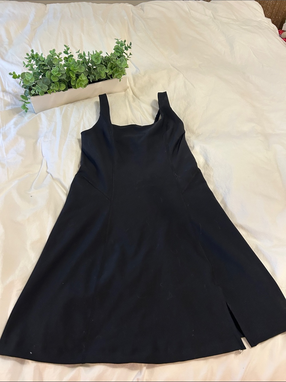Black A-Line Tank Mini Dress